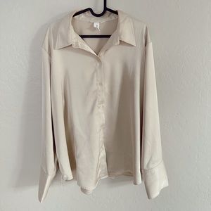 H&M Satin Button Down